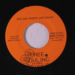 Dee Dee Joseph And David Peace Of Mind / She's Got Something Vinyl 7" USED
