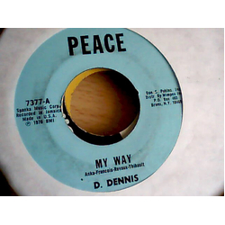 Denzil Dennis My Way Vinyl 7" USED