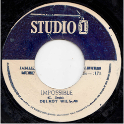 Delroy Wilson Impossible / When We Walk Down The Street Vinyl 7" USED