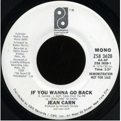 Jean Carn If You Wanna Go Back Vinyl 7" USED