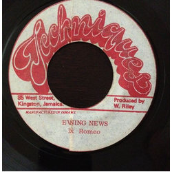 Max Romeo / The Hardy Boys (2) Evening News Vinyl 7" USED