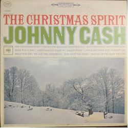 Johnny Cash The Christmas Spirit Vinyl LP USED