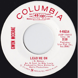 Gwen McCrae Lead Me On Vinyl 7" USED