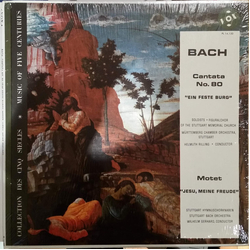 Johann Sebastian Bach Cantata No.80 "Ein Feste Burg", Motet "Jesu, Meine Freude" Vinyl LP USED