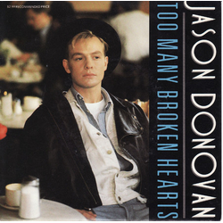 Jason Donovan Too Many Broken Hearts Vinyl 7" USED