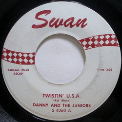 Danny & The Juniors Twistin' U.S.A. / A Thousand Miles Away Vinyl 7" USED