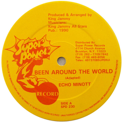 Echo Minott / Shabba Ranks Been Around The World / 90% Blanket Vinyl 12" USED