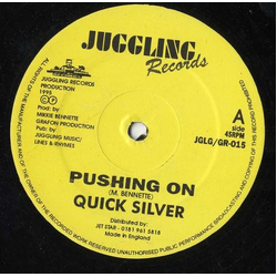 Quick Silver Pushing On / Nothing Never Sweet So Vinyl 12" USED
