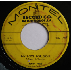 John Fred & His Playboy Band My Love For You / Shirley Vinyl 7" USED