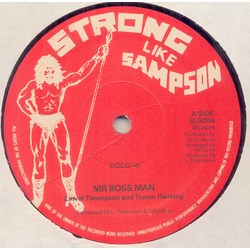 Linval Thompson / Ranking Trevor / Barnabas Mr Boss Man / Stop Pushing Me Around Vinyl 12" USED