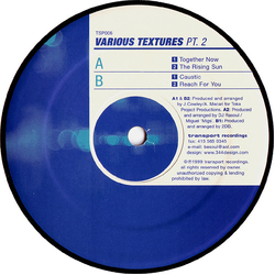 Various Various Textures Pt. 2 Vinyl 12" USED