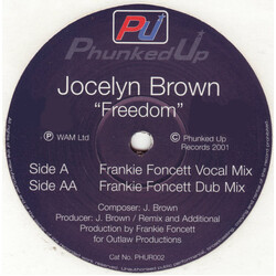 Jocelyn Brown Freedom VINYL 12" USED