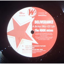 Deliverance A Better Way Of Life (The Hook Mixes) Vinyl 12" USED