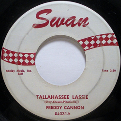 Freddy Cannon Tallahassee Lassie / You Know Vinyl 7" USED