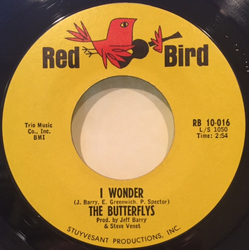 The Butterflys I Wonder / Gee Baby Gee Vinyl 7" USED