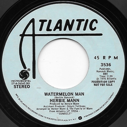 Herbie Mann Watermelon Man / The Closer I Get To You Vinyl 7" USED