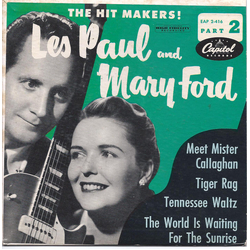 Les Paul & Mary Ford The Hit Makers! Part II Vinyl 7" USED