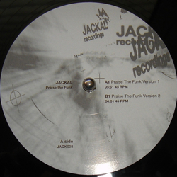 Jackal (2) Praise The Funk Vinyl 12" USED