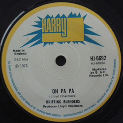 Drifting Blenders / Lloyd Allstars Oh Pa Pa / Bone Yard Skank Vinyl 7" USED