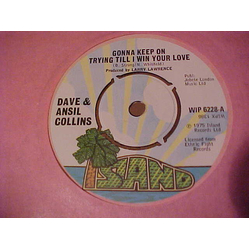 Dave & Ansel Collins Gonna Keep On Trying Till I Win Your Love Vinyl 7" USED