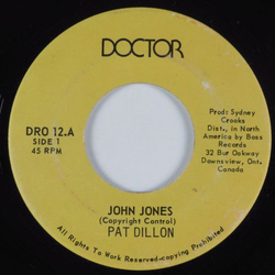 Pat Dillon (4) John Jones / Angel Of The Morning Vinyl 7" USED