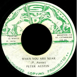 Peter Austin When You Are Near Vinyl 7" USED