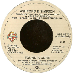 Ashford & Simpson Found A Cure Vinyl 7" USED