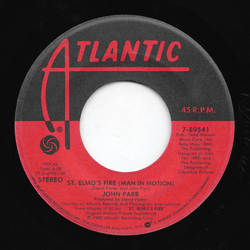 John Parr St. Elmo's Fire (Man In Motion) Vinyl 7" USED