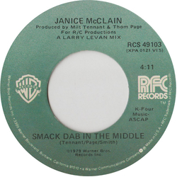 Janice McClain Smack Dab In The Middle Vinyl 7" USED