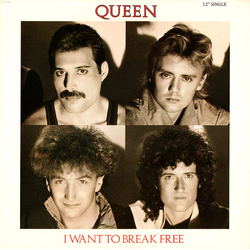 Queen I Want To Break Free Vinyl 12" USED