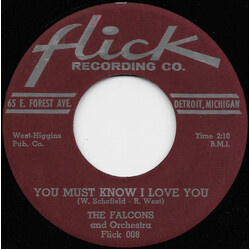 The Falcons You Must Know I Love You USED VINYL 7INCH 45 RPM