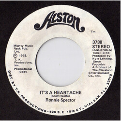 Ronnie Spector It's A Heartache USED VINYL 7INCH SINGLE PROMO