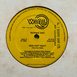 Ronnie Davis (7) Red Hot Heat Vinyl 12" USED