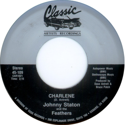 Johnny Staton And The Feathers Charlene / Irene My Darling Vinyl 7" USED