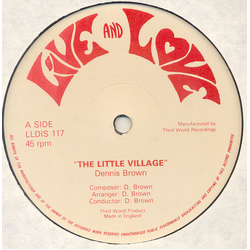 Dennis Brown The Little Village Vinyl 12" USED