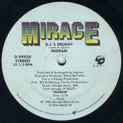 Ingram D.J.'s Delight / Smoothin Groovin Vinyl 12" USED