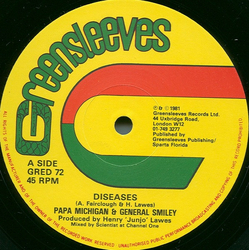 Michigan & Smiley / Little John Diseases / Dance Hall Style Vinyl 12" USED