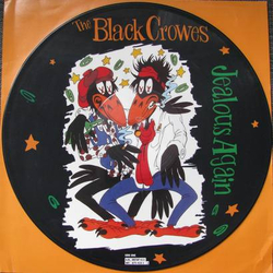 The Black Crowes Jealous Again Vinyl 12" USED