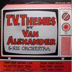 Van Alexander And His Orchestra T.V. Themes Vinyl LP USED