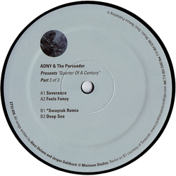 ADNY & The Persuader Quarter Of A Century (Part 3 Of 3) Vinyl 12" USED