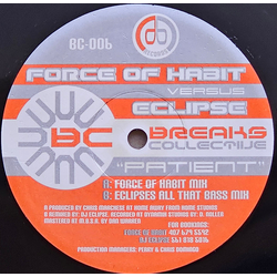 Force Of Habit / DJ Eclipse Patient Vinyl 12" USED