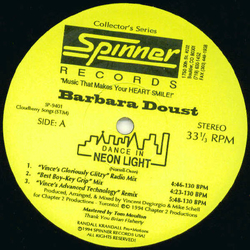 Barbara Doust Dance In Neon Light Vinyl 12" USED