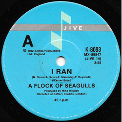 A Flock Of Seagulls I Ran Vinyl 7" USED