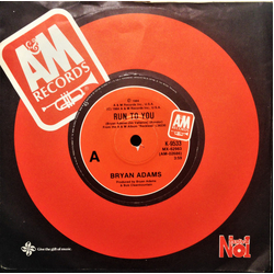 Bryan Adams Run To You Vinyl 7" USED