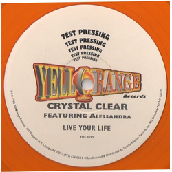 Crystal Clear / Alessandra Live Your Life Vinyl 12" USED
