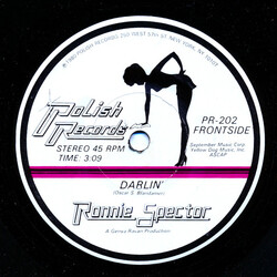 Ronnie Spector Darlin' / Tonight Vinyl 7" USED