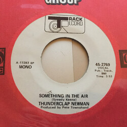 Thunderclap Newman Something In The Air USED VINYL 7INCH 45 RPM PROMO