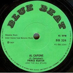Prince Buster's All Stars Al Capone Vinyl 7" USED