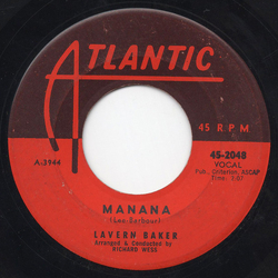 Lavern Baker Manana / Shake A Hand Vinyl 7" USED