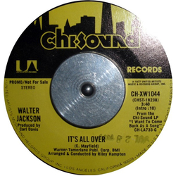 Walter Jackson It's All Over Vinyl 7" USED